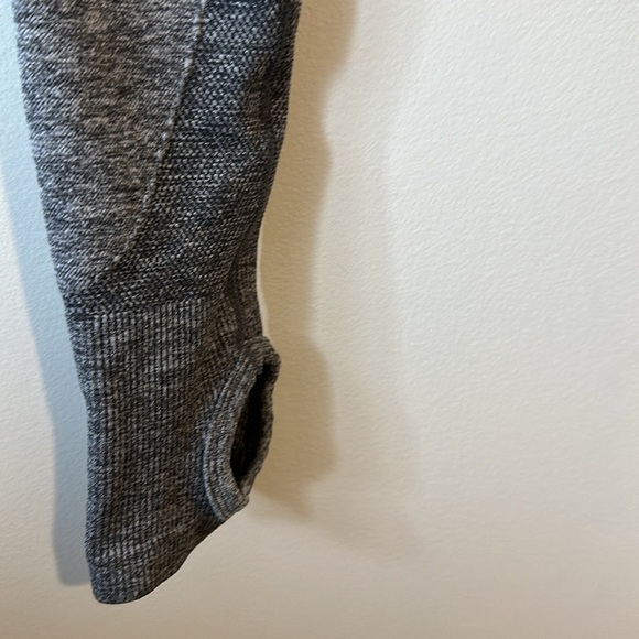 Gymshark Women's Flex Long Sleeve Crop Top Charcoal Gray Size Small - Picture 3 of 5